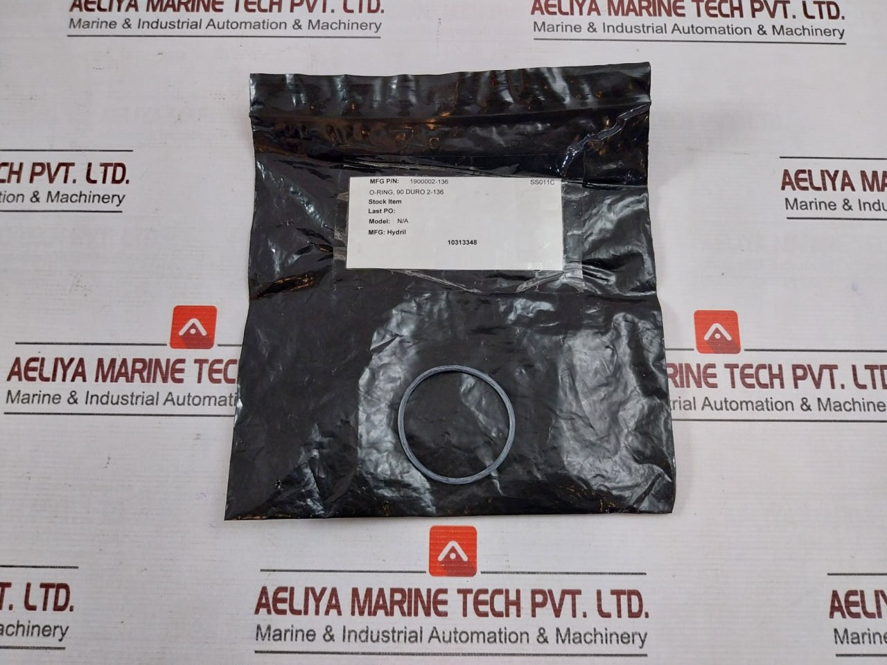 Lot Of 13X Hydril 1900002-136 Seal O-ring 90 Duro N1059 2 X 2 3/16 Qp2 Ss011C