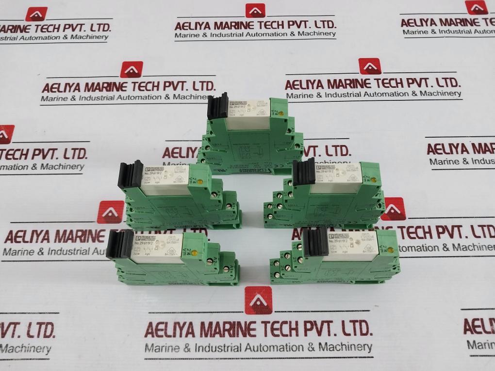 Lot Of 13X Phoenix Contact Plc-bsc-24Dc/21-21 Relay Base 2961192 24V