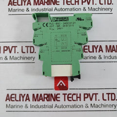 Lot of 2X PHOENIX CONTACT PLC-BSC-24DC/21-21 Relay base 2961192 24V