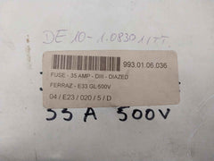 Lot Of 13x Ferraz E33 Gl 500v Fuse- 35 Amp-diii-diazed 993.01.06.036
