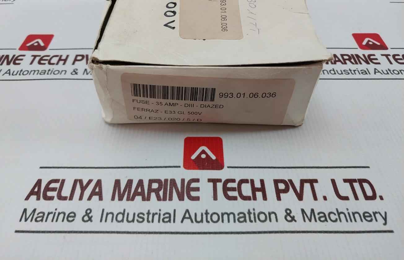 Lot Of 13x Ferraz E33 Gl 500v Fuse- 35 Amp-diii-diazed 993.01.06.036