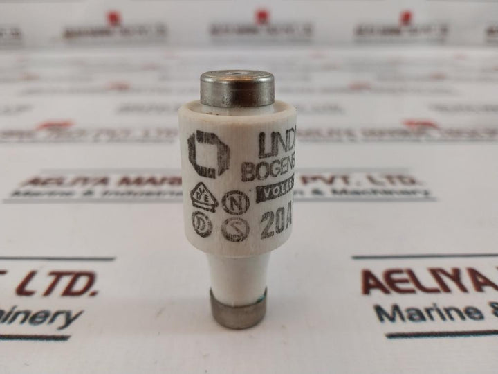Lot of 14X Lindner 20A 500V Full Protection Ceramic Bottle Fuse Melting Inserts