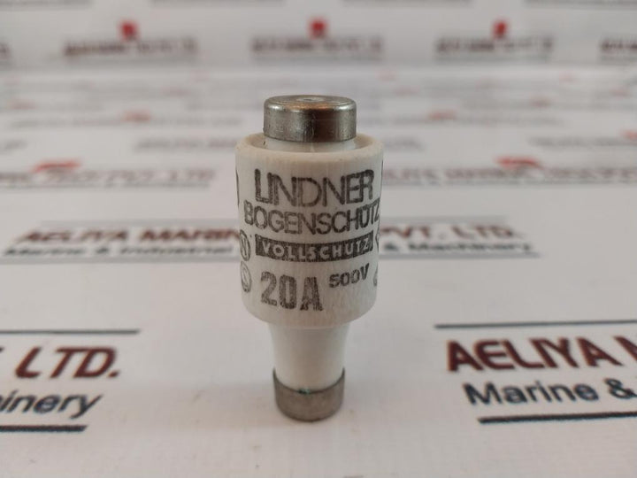 Lot of 14X Lindner 20A 500V Full Protection Ceramic Bottle Fuse Melting Inserts
