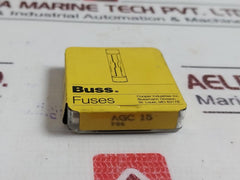Lot of 15X BUSSMANN AGC 15 Buss Fuses 15A  32V