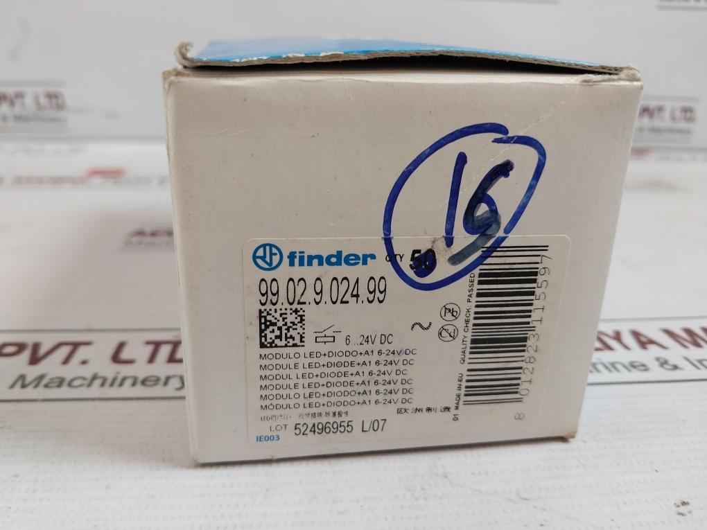 Lot of 15X FINDER 99.02.9.024.99 Coil Indication And Diode Module For Relay