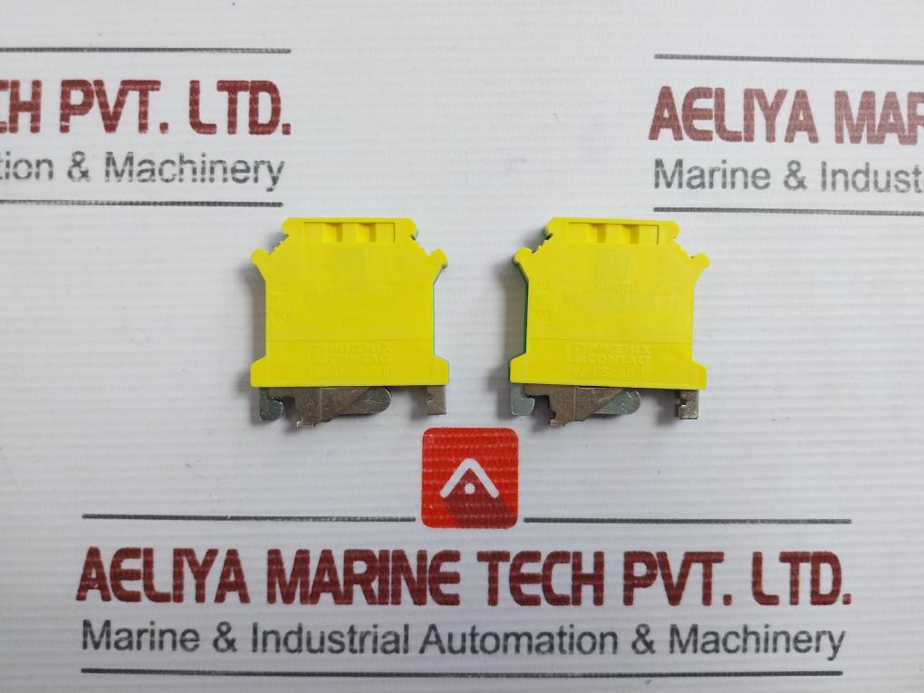 Lot Of 15X Protective Conductor Terminal Block Uslkg 10 Phoenix Contact