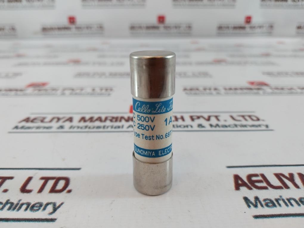 Lot Of 5X Utsunomiya Electric Uc1 Cello-lite Fuse Ac500V/Dc250V