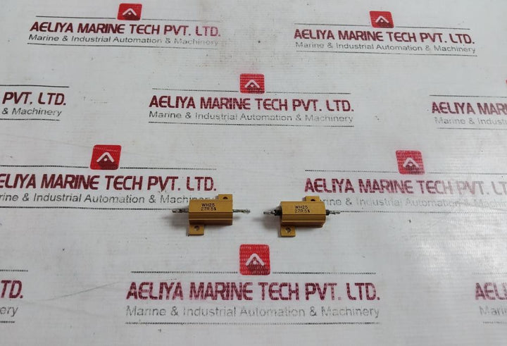Lot of 16X WH25 27R 5% Welwyn Resistor