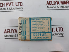 Lot of 16X Capelin 10.3 X 38 Cartridge Fuse AM 0.25A ~500A AC 100 KA NF.C