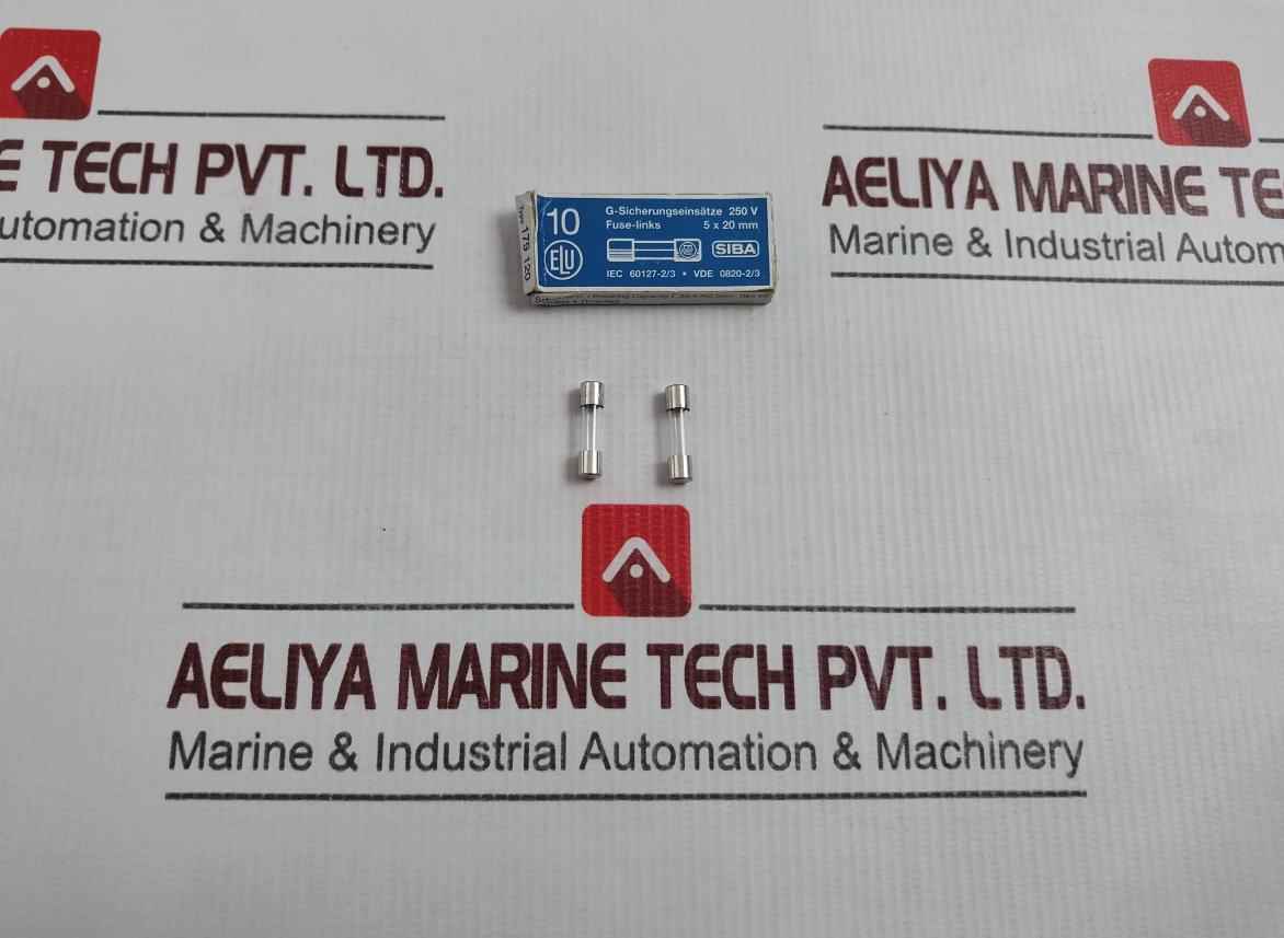 Lot Of 17X Siba 179 120 Glass Fuse 250V