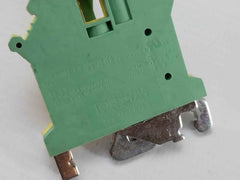 Lot Of 17X Uslkg 5 Protective Conductor Terminal Block Phoenix Contact