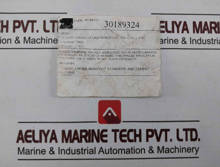 Lot Of 17X Worldwide 3482 Thrust Needle Roller Bearing 30189324