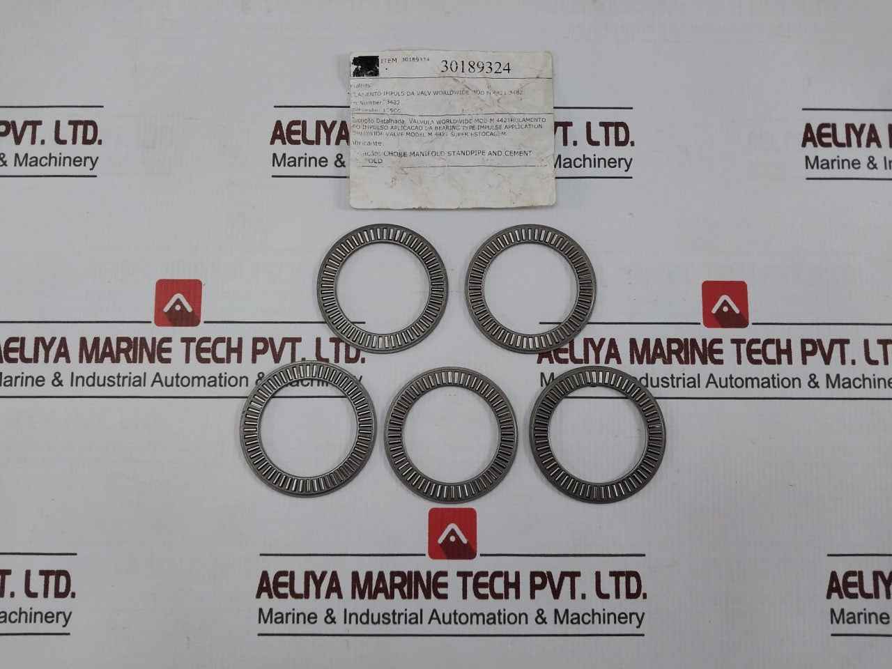 Lot Of 17X Worldwide 3482 Thrust Needle Roller Bearing 30189324