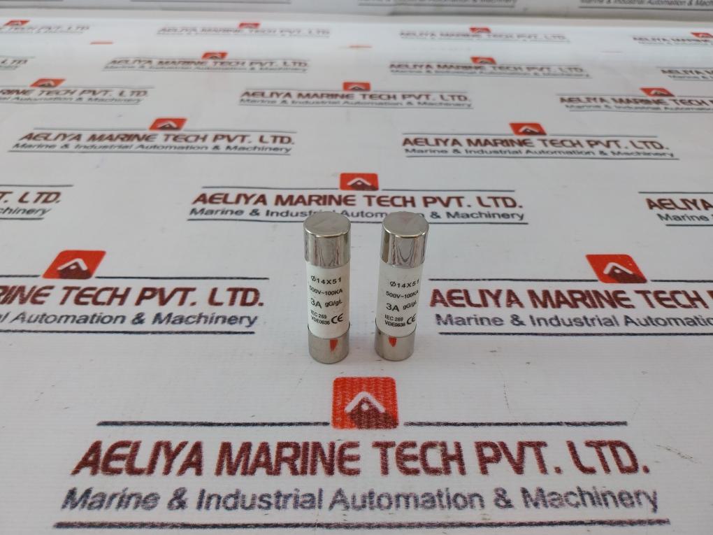 Lot Of 17x 3a Gg/gl Iec 269 Ceramic Cartridge Fuse 500v Ac 100ka Vde 0636