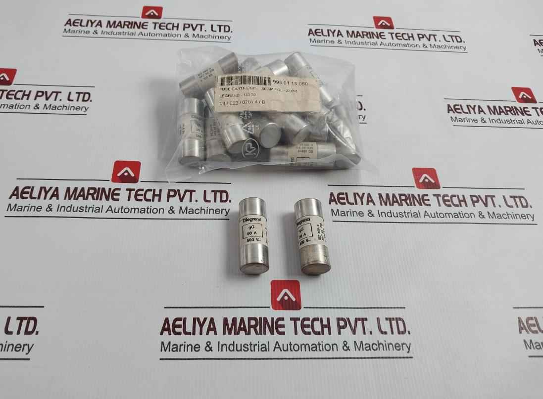 Lot Of 17x Legrand 153 50 Cartridge Fuse 500v 50a 993.01.15.050