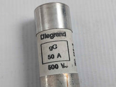 Lot Of 17x Legrand 153 50 Cartridge Fuse 500v 50a 993.01.15.050