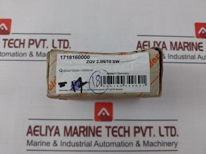 Lot of 18X WEIDMULLER 1718160000 Terminal Block Jumper ZQV 2.5N/10SW
