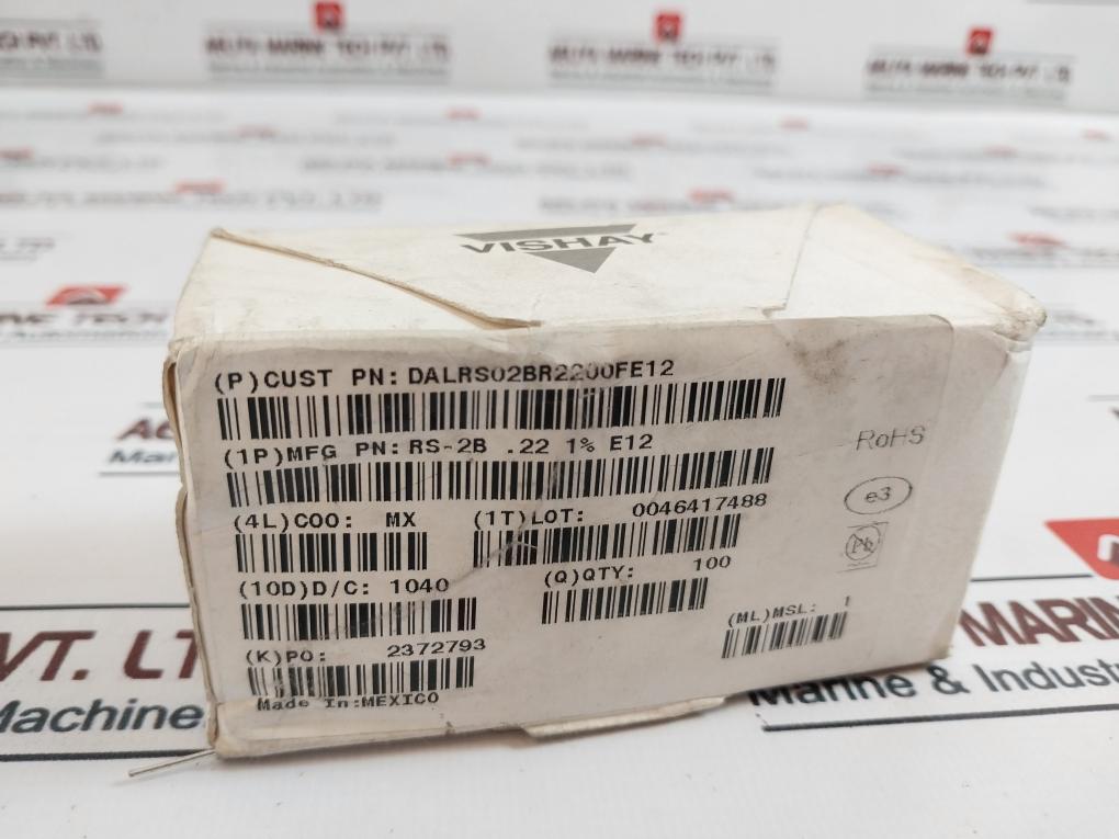 Lot of 199X DALE RS-2B Wire Wound Resistor RS02BR2200FE12