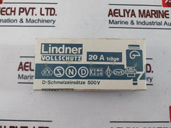 Lot of 19X Lindner 20A 500V GL Ceramic Bottle Fuse