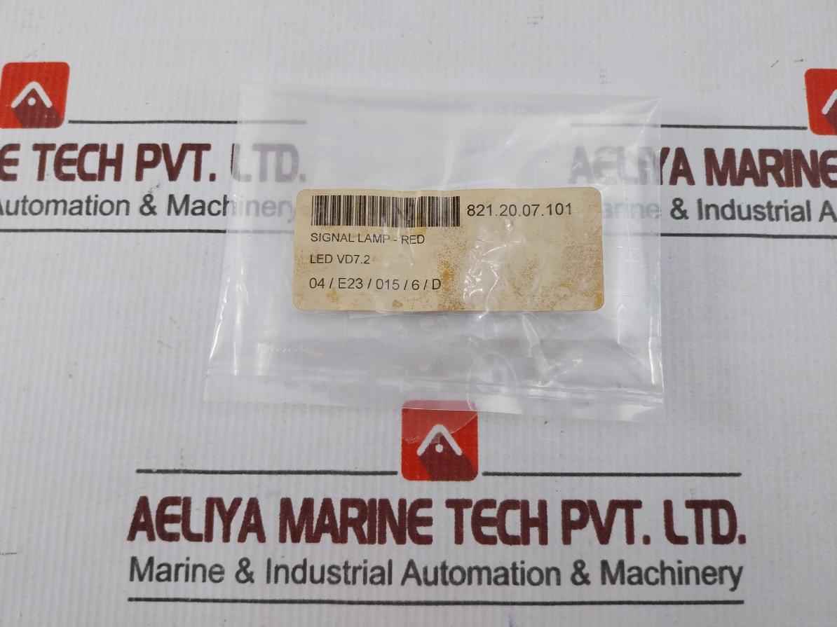 Lot Of 19x Vd7.2 Red Signal Led Lamp