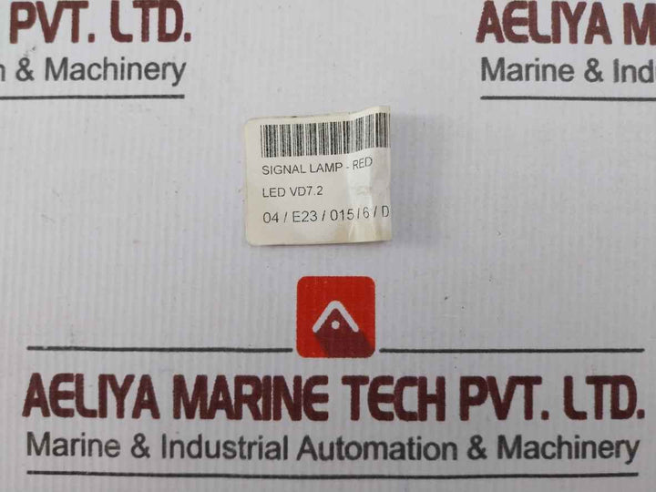 Lot Of 19x Vd7.2 Red Signal Led Lamp