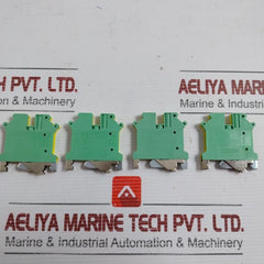 Lot Of 20X Phoenix Contact Type-uslkg 5 Protective Conductor Terminal Block