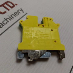 Lot Of 20X Phoenix Contact Type-uslkg 5 Protective Conductor Terminal Block
