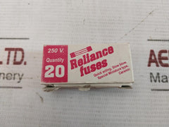 Lot of 20X Reliance Electronics RQB Blow Fuse F5AL250V 250V IEC 127