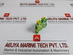 Lot Of 21X Ut 10-pe Protective Conductor Terminal Block Phoenix Contact