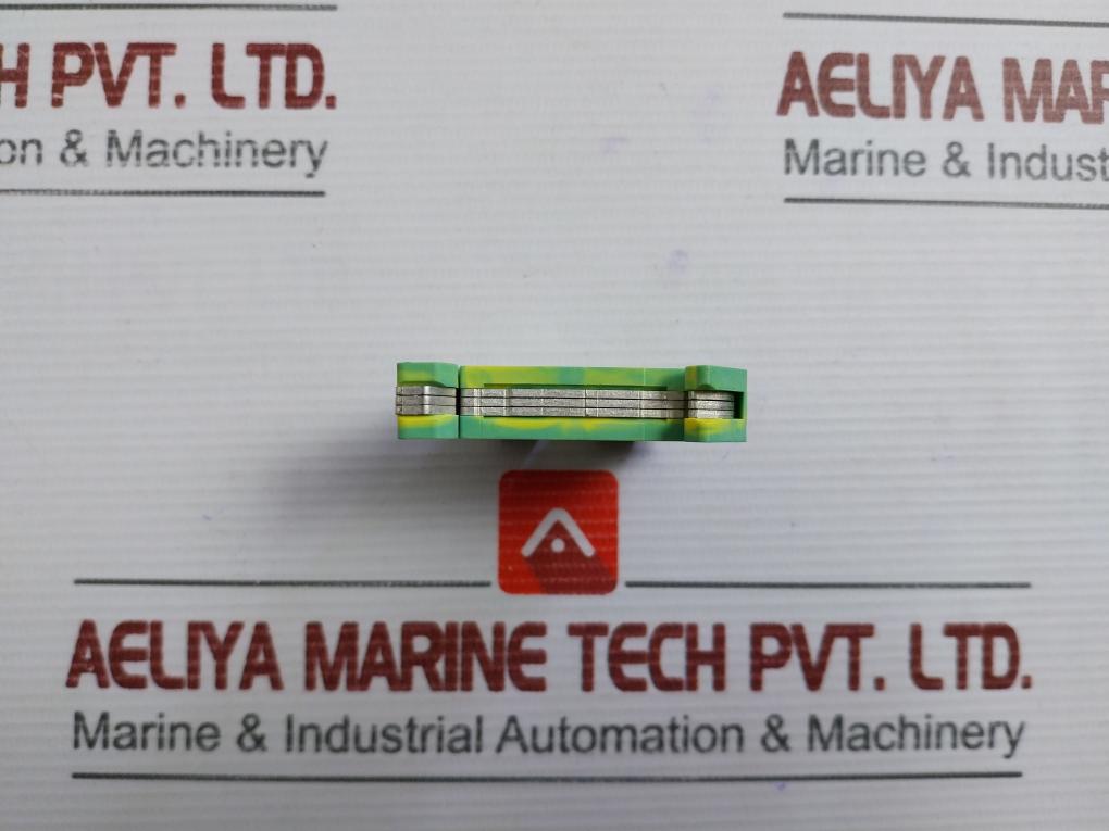 Lot Of 21X Ut 10-pe Protective Conductor Terminal Block Phoenix Contact