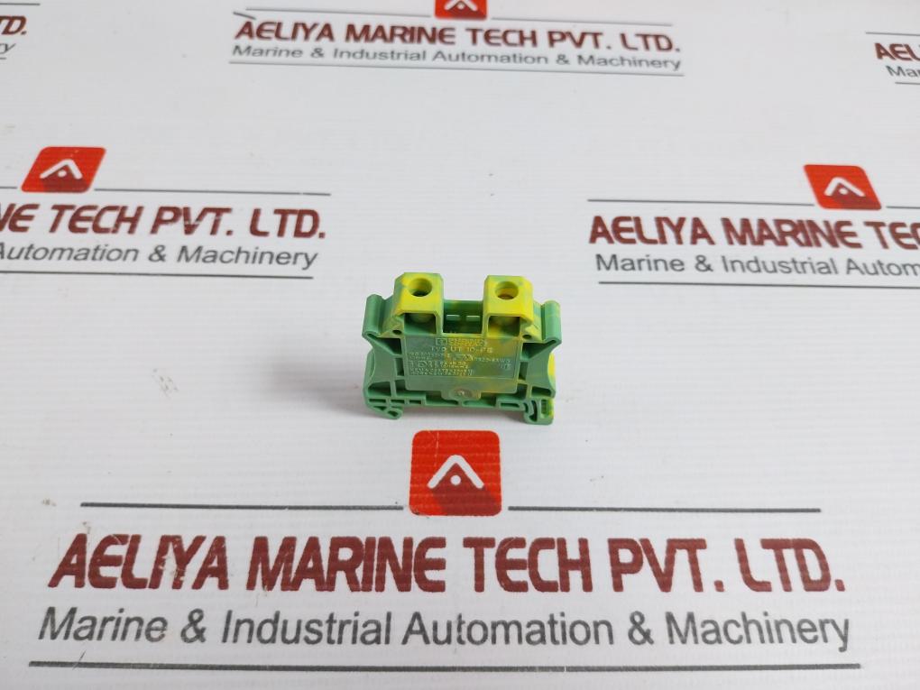 Lot Of 21X Ut 10-pe Protective Conductor Terminal Block Phoenix Contact