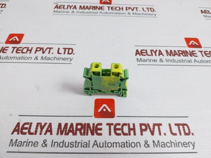 Lot Of 21X Ut 10-pe Protective Conductor Terminal Block Phoenix Contact
