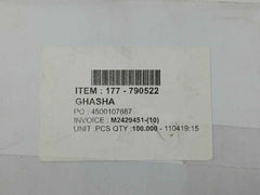 Lot Of 25X 790522 Lamp Pilot Tubular Clear 30V