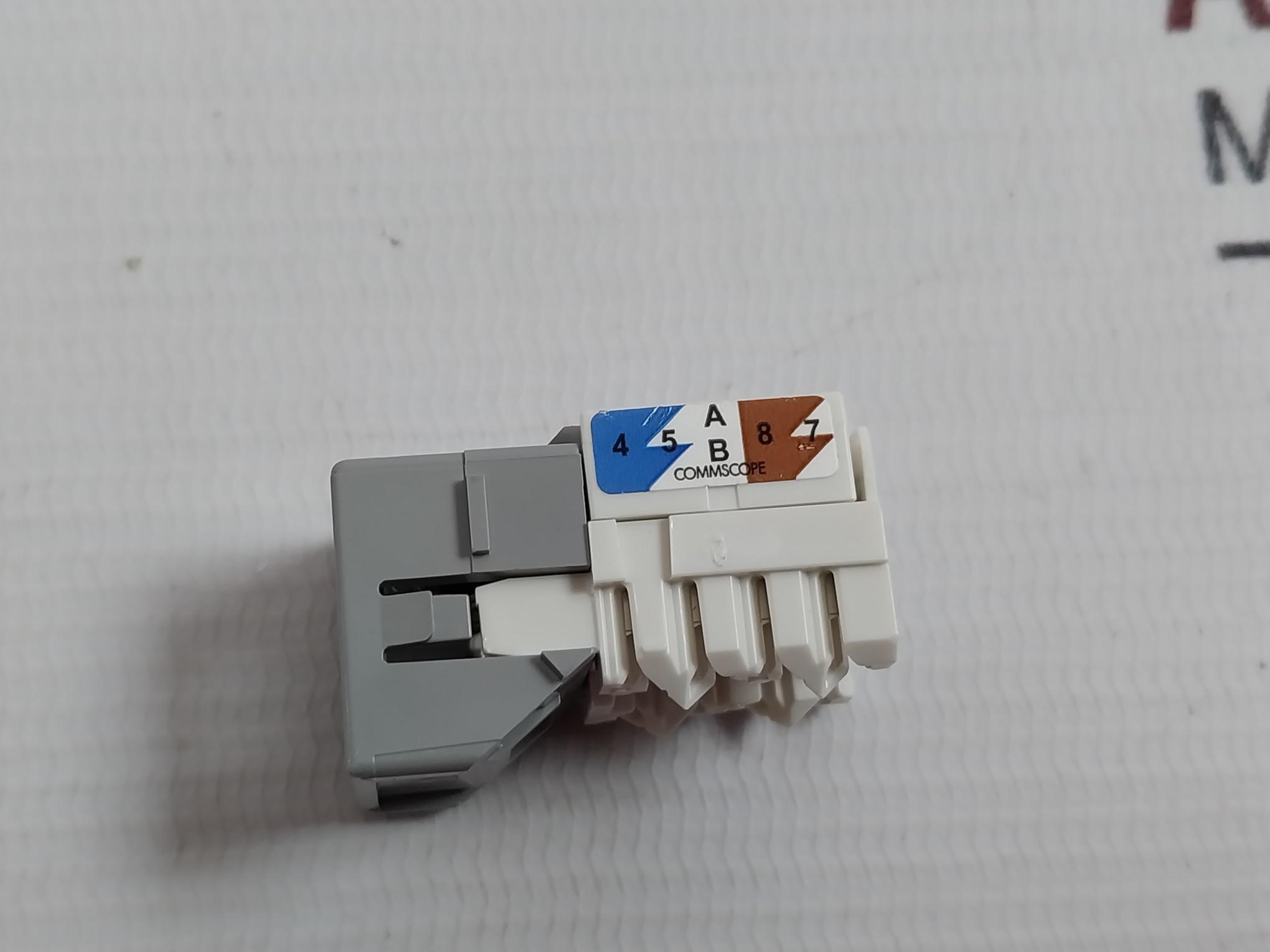 Lot of 25X COMMSCOPE MGS400 Category 6 Modular Jack Grey Outlet