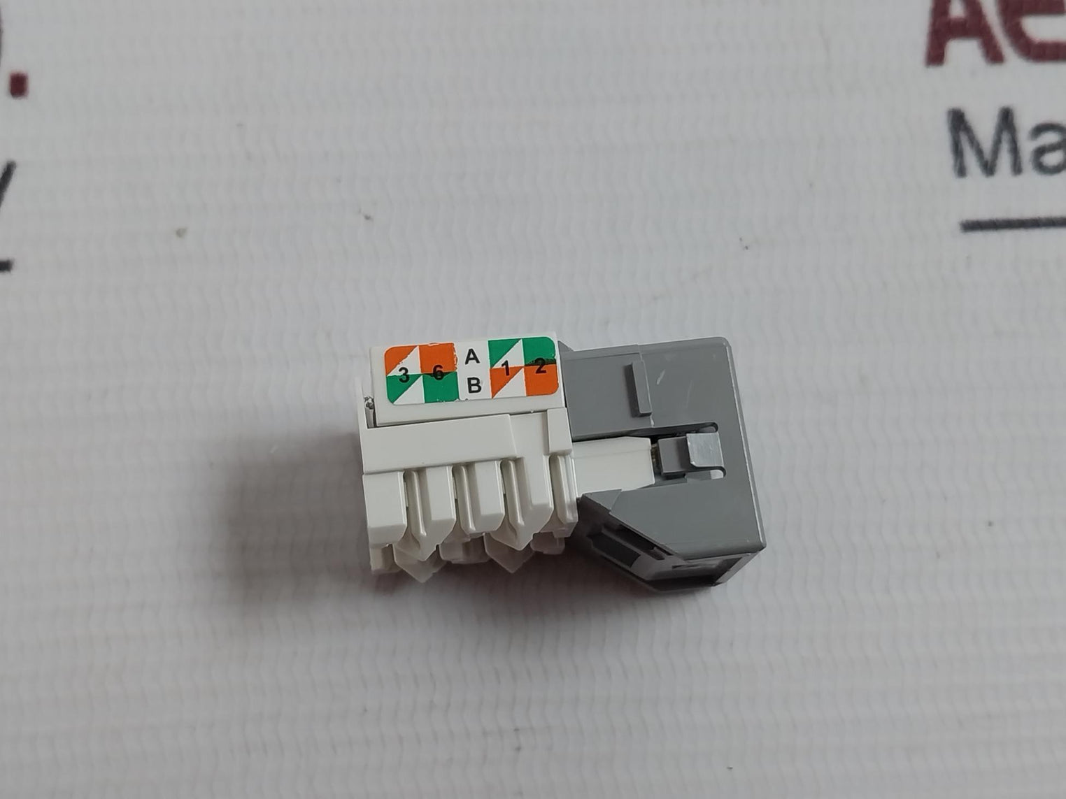 Lot Of 25X Commscope Mgs400 Category 6 Modular Jack Grey Outlet