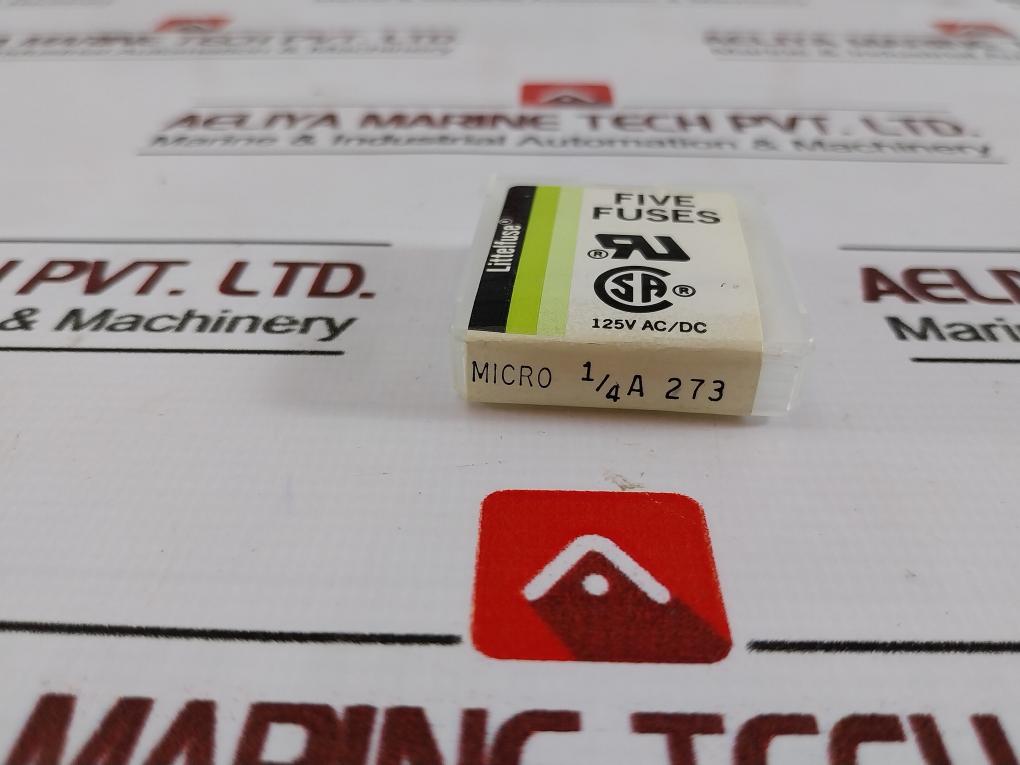 Lot of 25X  LITTELFUSE MICRO 1/4A 273 125V AC/DC