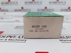 Lot of 25X  LITTELFUSE MICRO 1/4A 273 125V AC/DC