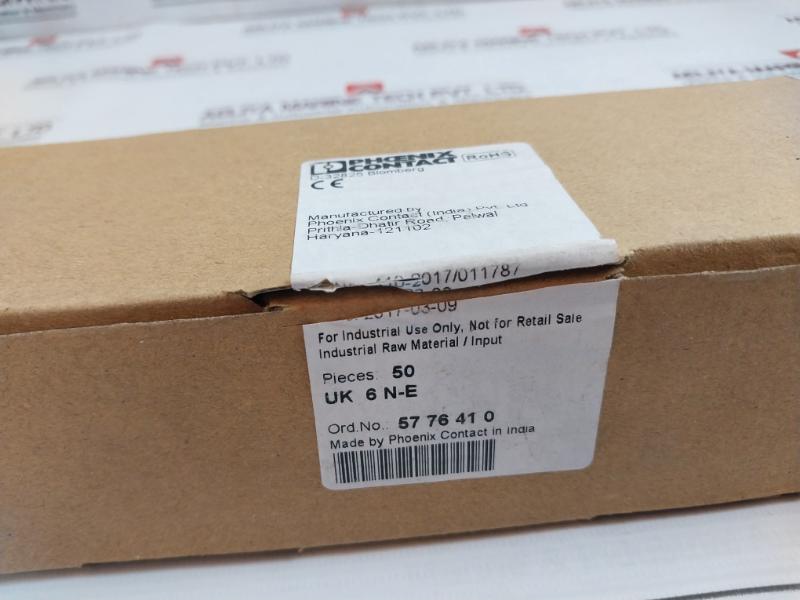 Lot Of 25X Phoenix Contact Uk6N-e Feed-through Terminal Block 800V 6Mm2 600V 50A