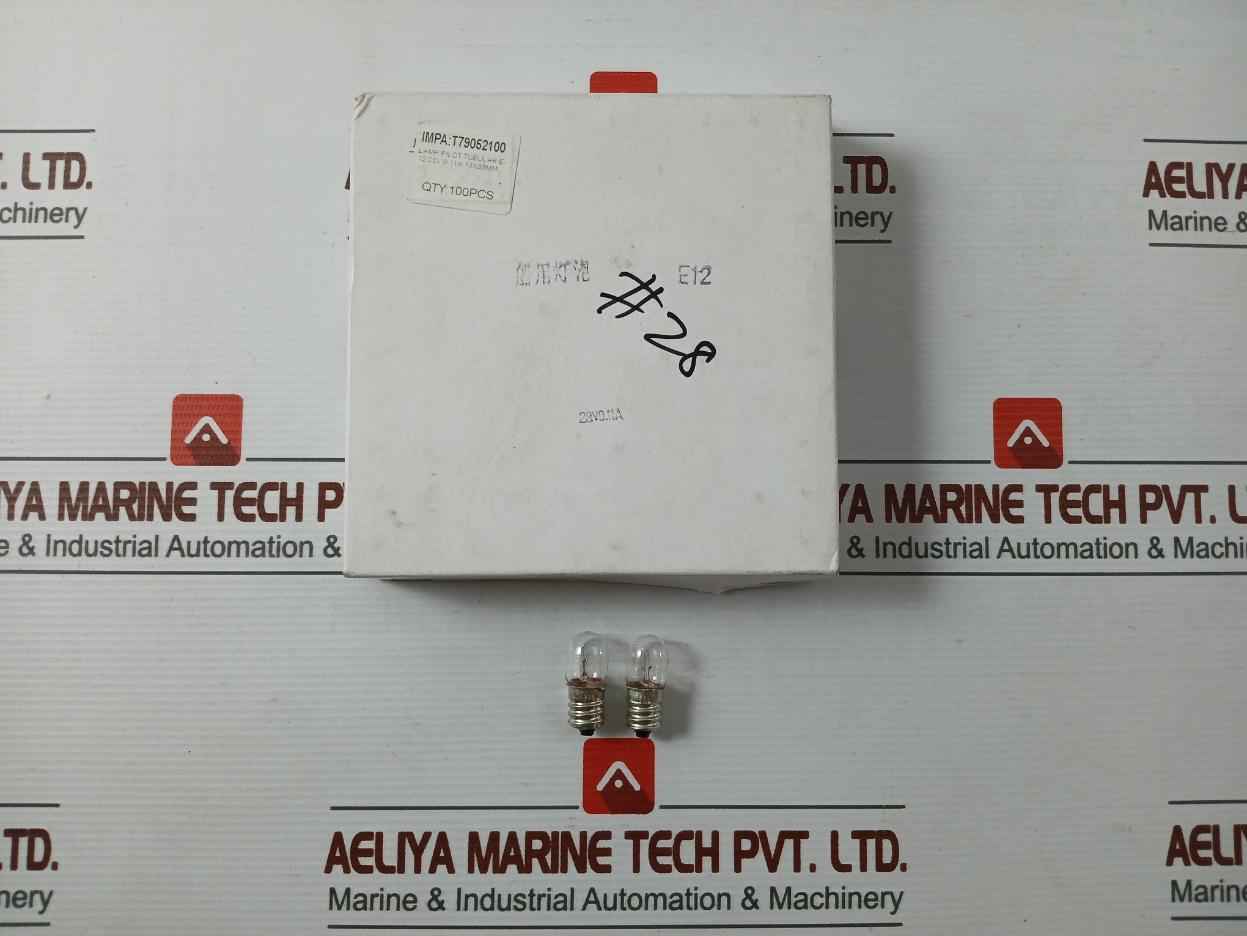 Lot Of 25X T79052100 Lamp Pilot Tubular 28V/0.11A