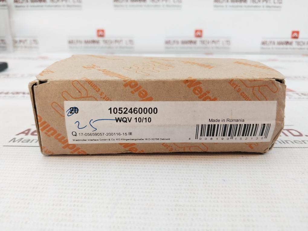 Lot Of 25X Weidmuller 1052460000 Cross-connector Terminal Wqv 10/10