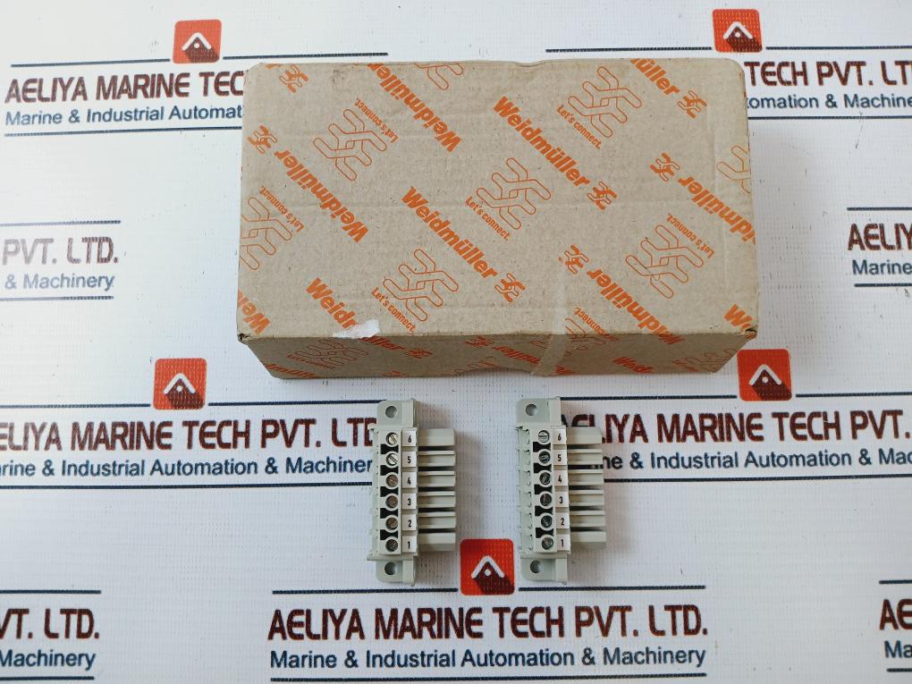 Lot Of 10X Weidmuller Stv S 6 Sb Plug In Connector 1612080000 30A 500V