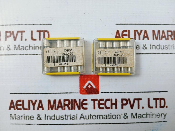 Lot of 25X Bussmann AGC-20 Buss Fuses 4XH51