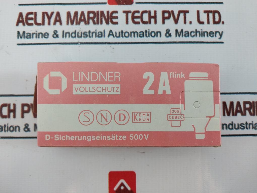 Lindner 2A 500V Bottle Fuse 6230