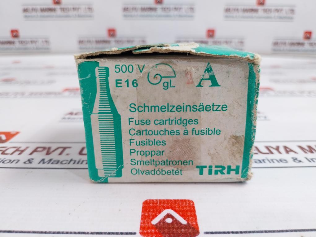 Lot of 25X Tirh gL-gG 2A Bottle Fuse Cartridges 500V E16 50KA