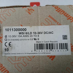Lot of 27X WEIDMULLER WSI 6/LD Fuse Terminal Screw Connection 10-36V DC/AC