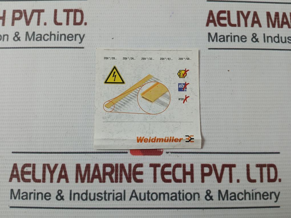 Lot of 29X WEIDMULLER ZQV 4N/4 GE Cross-connector 1762620000