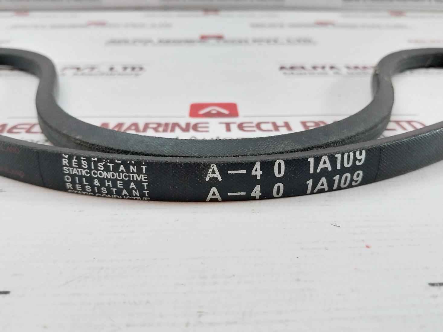 Lot Of 2X 1A109 Classical V-belt Thickness-6/16 Inch Dayton