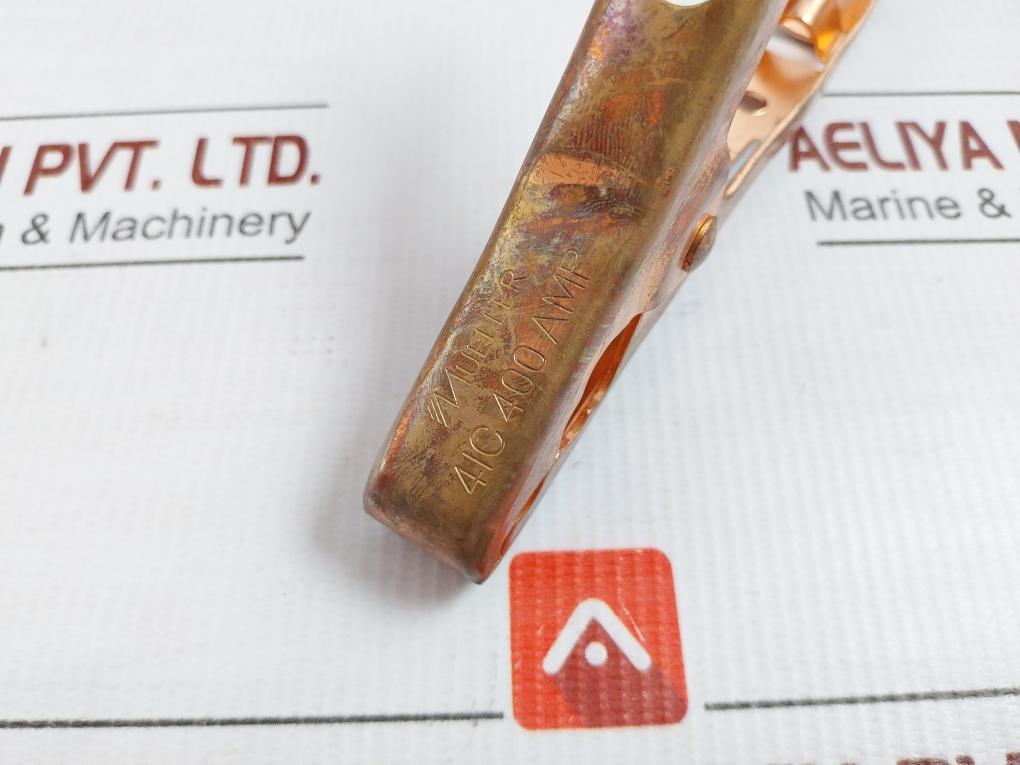 Lot Of 2X 41C 400 Mueller Amp Solid Copper Clip