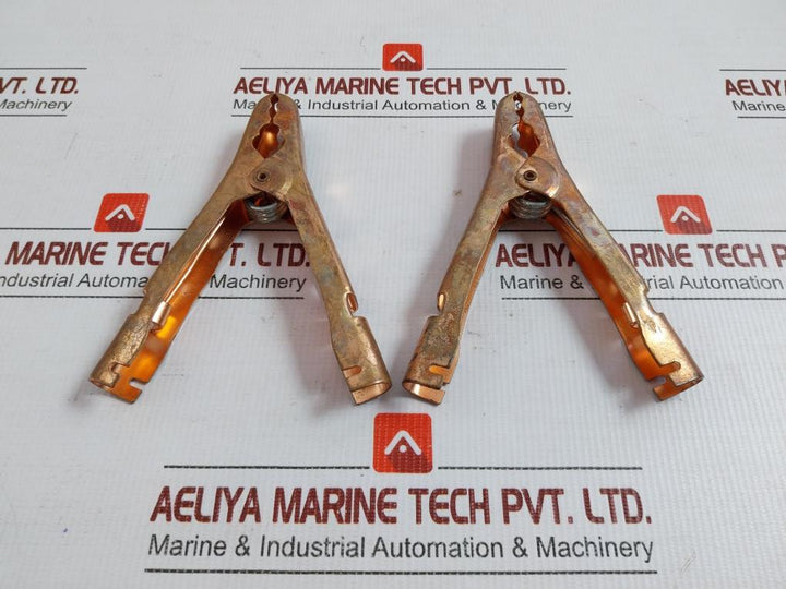 Lot Of 2X 41C 400 Mueller Amp Solid Copper Clip