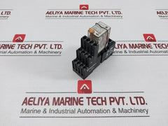 Lot Of 2X 55.34.8.110.0050 Plug-in Relay With Socket 10A 250V Finder